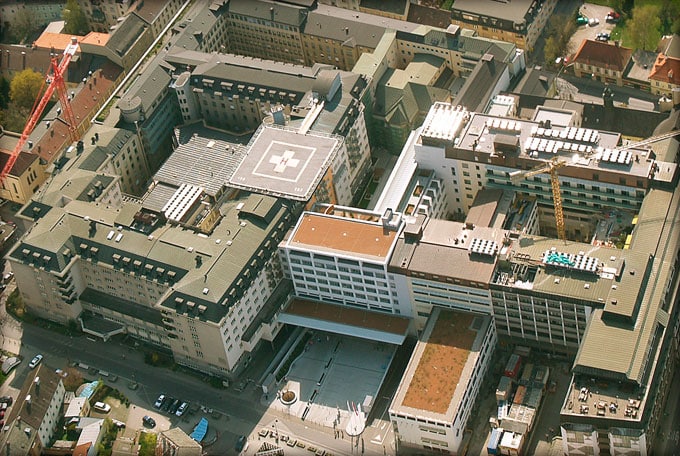 Luftansicht Bau 2006