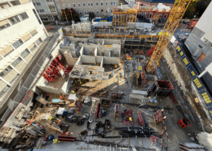 Hochbauarbeiten des Bauteil M